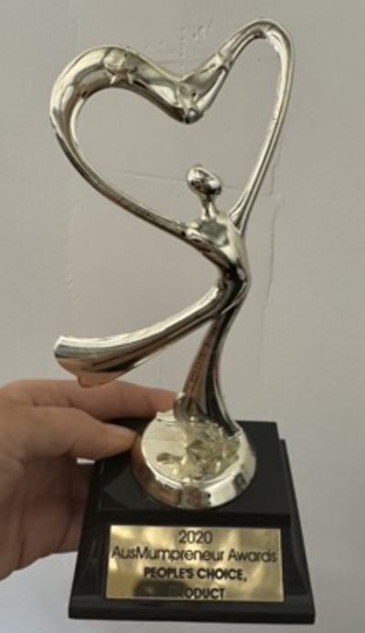 2020 AusMumpreneur Awards People's Choice, Product trophy